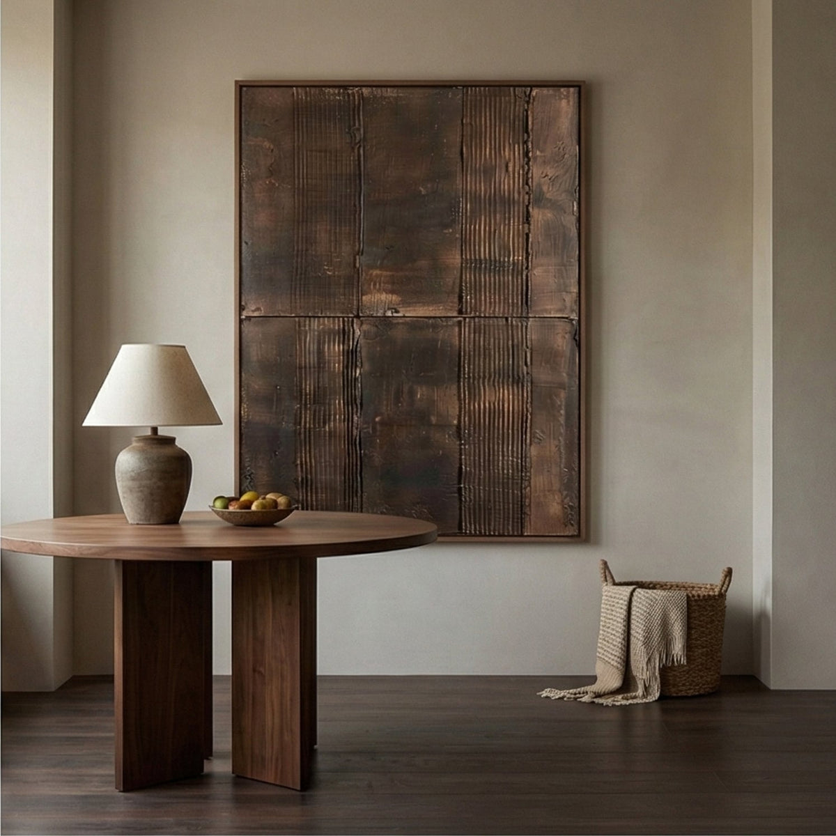 Wabi-Sabi Art | Textured Grid