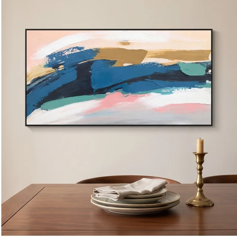 Abstract Art | Blue Abstract Wall Art