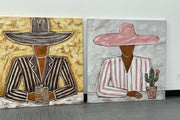 Vintage Americana Art | Desert Blush Duo