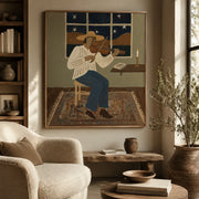 Vintage Americana Art | Starlit Sonata