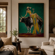 POP Art | Emerald Equinox of Untamed Grace