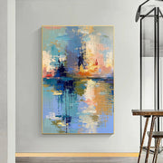 Impressionist Art | Harbor Light Reflections