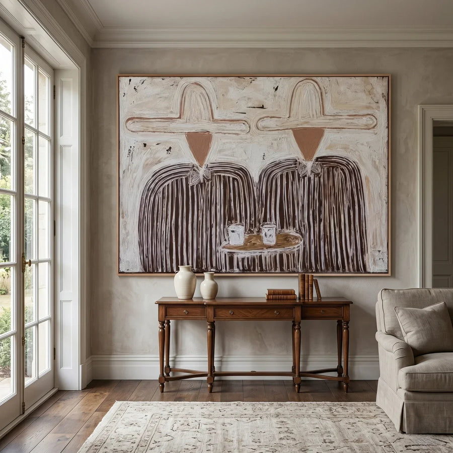 Vintage Americana Art | Shared Silence