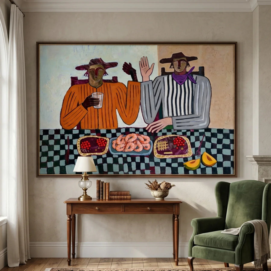 Vintage Americana Art | Harvest Table