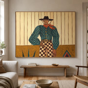 Vintage Americana Art | Songs Beneath the Desert Moon