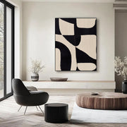 Abstract Art | Monochrome Shape Harmony