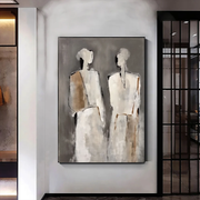Abstract Art | Neutral Figure Pair
