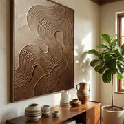 3D textured Art | Flowing Waves