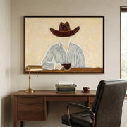 Vintage Americana Art | Morning Solitude