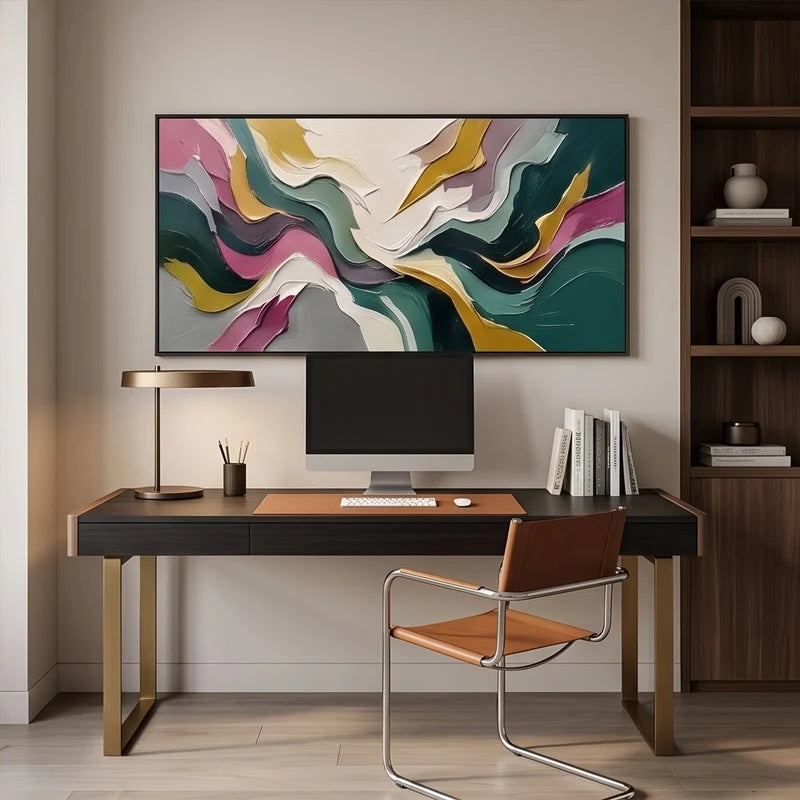 Abstract Art | Textured Colorful Abstract Wall Art