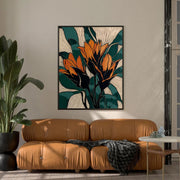 Abstract Art | Bold Botanical Print