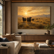 Vintage Americana Art | Golden Silence of the Open Prairie