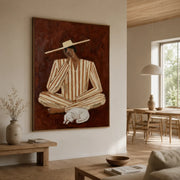 Vintage Americana Art | Stillness With Hound