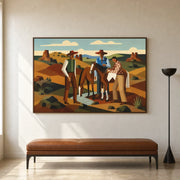 Vintage Americana Art | Desert Creek Cowboy Gathering