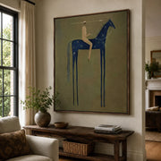 Vintage Americana Art | Emerald Stillness