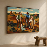 Vintage Americana Art | Desert Creek Cowboy Gathering