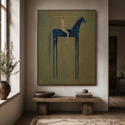 Vintage Americana Art | Emerald Stillness