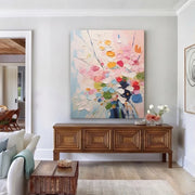 Abstract Art | Colorful Floral Abstract Wall Art