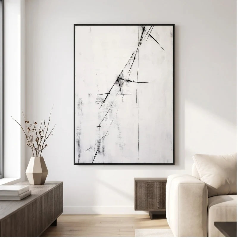 Abstract Art | Black & White Abstract Wall Art