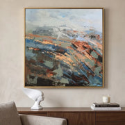 Abstract Art | Colorful Abstract Landscape Wall Art