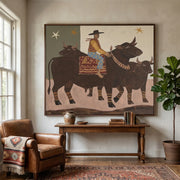 Vintage Americana Art | Star Herder