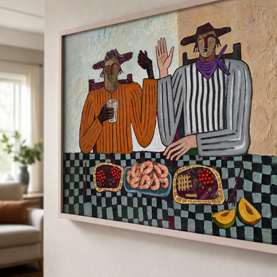 Vintage Americana Art | Harvest Table