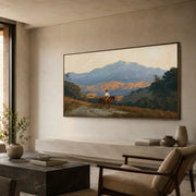 Vintage Americana Art | Valley Golden Glow