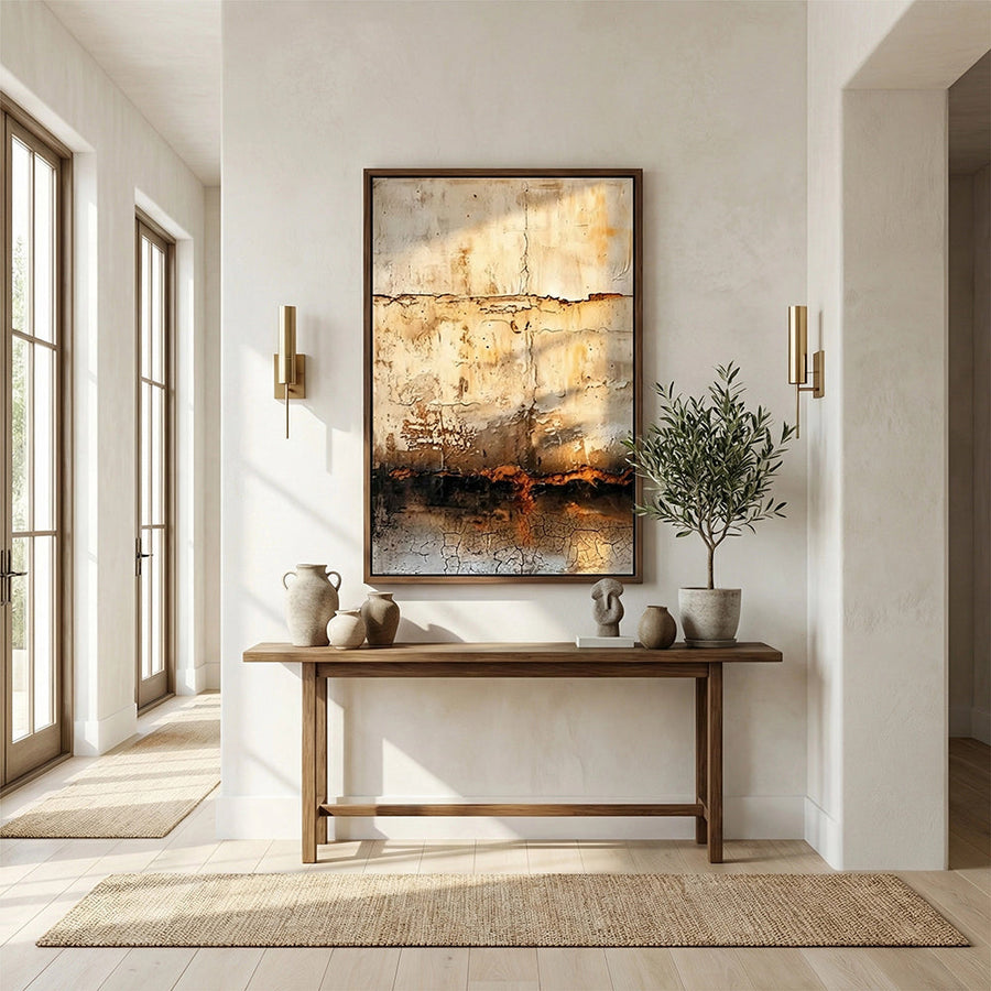 Abstract Art | Sunlit Patina Echo