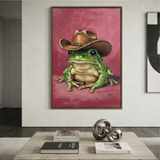 Surreal Art | Frog in Cowboy