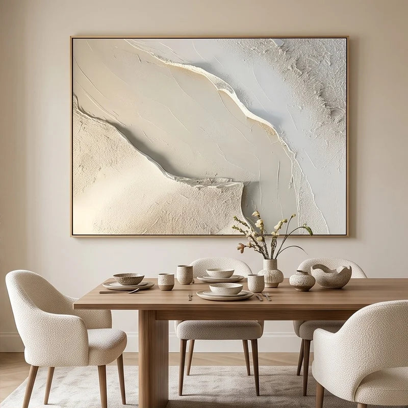 Abstract Art | Textured Neutral Abstract Wall Art