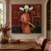 POP Art | Cowgirl & Cats