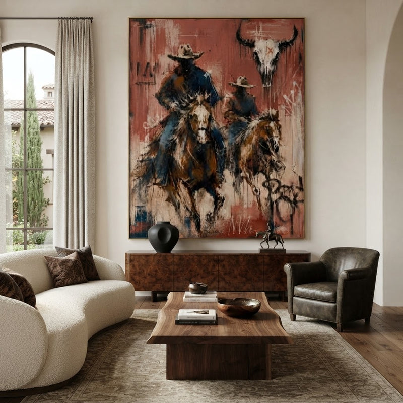 Vintage Americana Art | Beneath the Mark of Bone