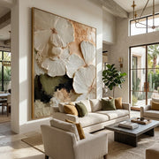 3d Textured Art｜Thick Texture Flower Canvas Painting