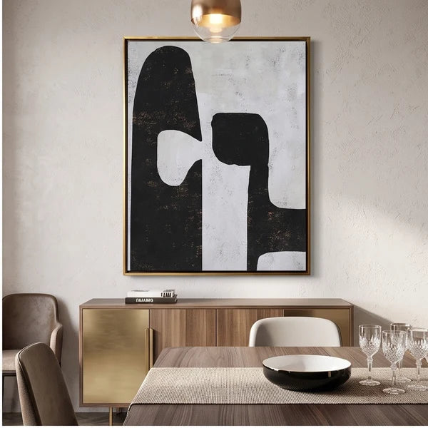 Minimalist Wall Art | Black and White Abstract Wall Art
