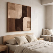 Abstract Art | Brown Geometric Abstract Wall Art