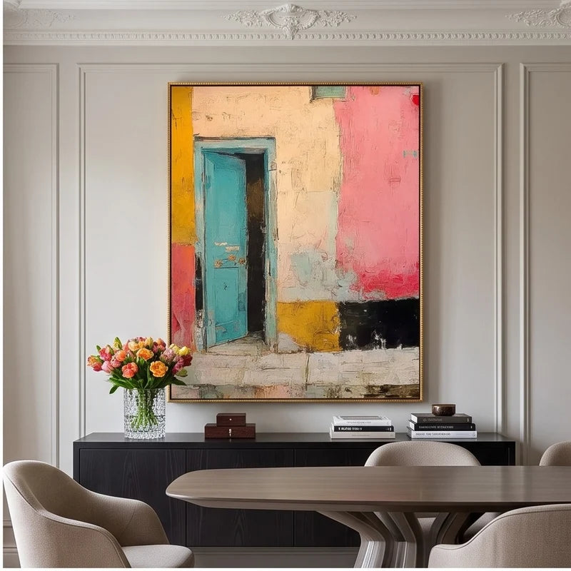 Abstract Art | Colorful Architectural Abstract Wall Art