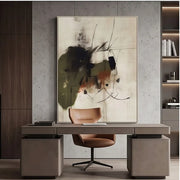 Minimalist Wall Art | Earth Tone Abstract Wall Art