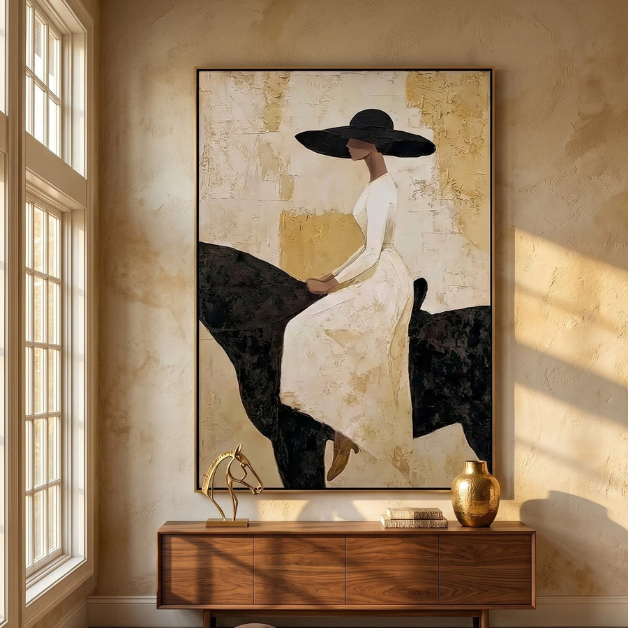 Vintage Americana Art | Elegy on Black