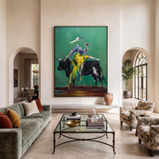 POP Art | Velvet Toast of the Emerald Bull