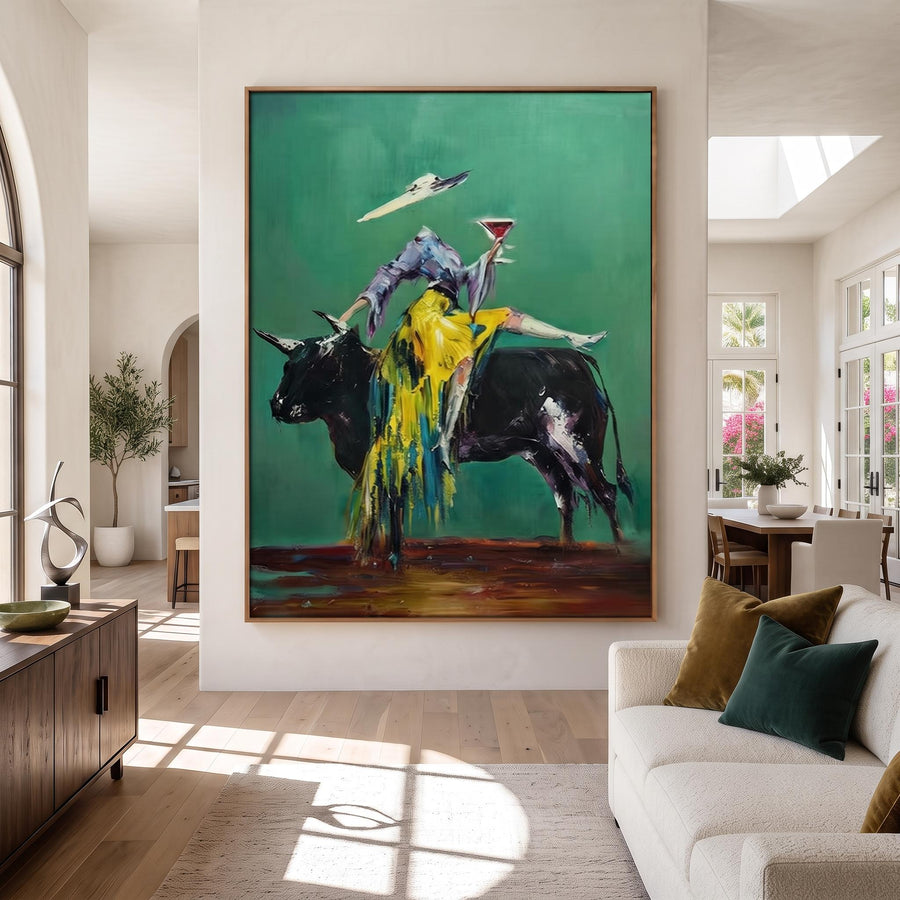POP Art | Velvet Toast of the Emerald Bull