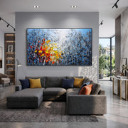 3D-Textured Art｜Autumn Birch Forest