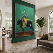 POP Art | Velvet Toast of the Emerald Bull