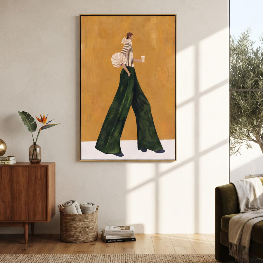Contemporary Luxe Art | Modern Figurative Lady Wall Decor