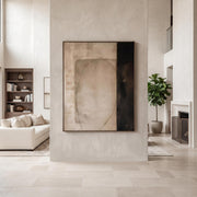 Wabi-Sabi Art | Earth‑Tone Minimalist Abstract Wall Art