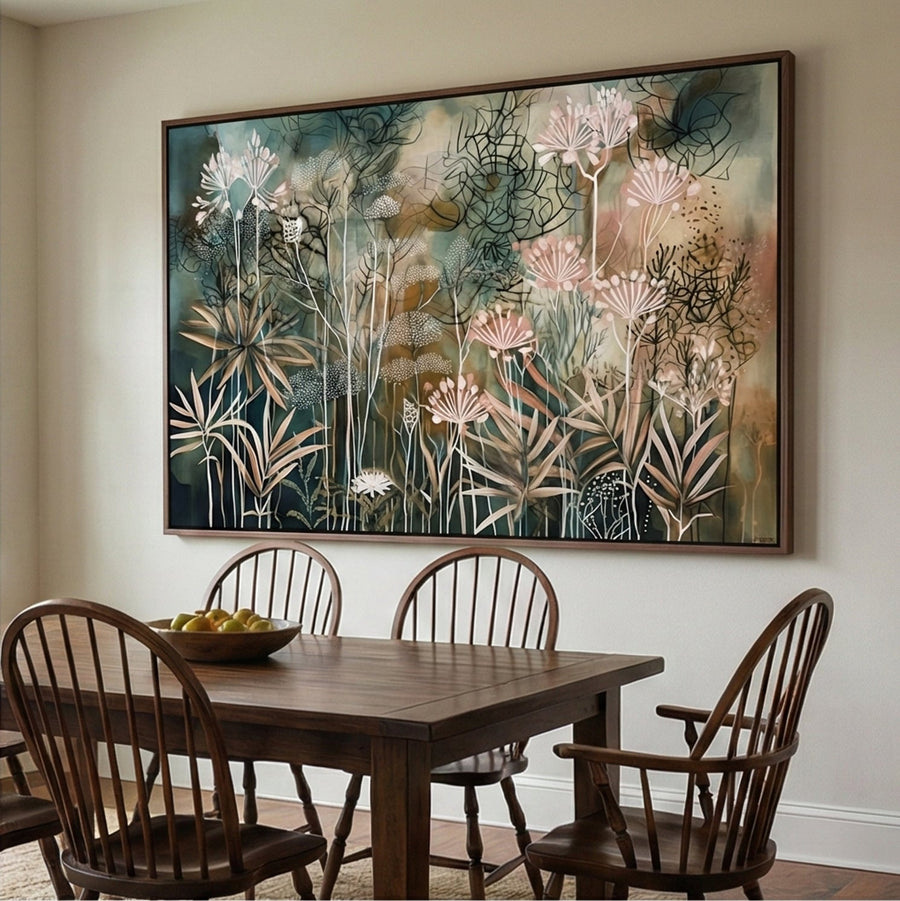 Bohemian Art | Botanical Library Serenity