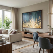 Contemporary Luxe Art | Golden Cascade