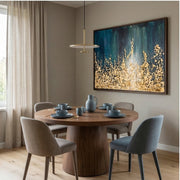 Contemporary Luxe Art | Golden Cascade