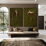Contemporary Luxe Art | Horse & Figure Set