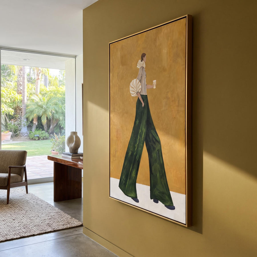 Contemporary Luxe Art | Modern Figurative Lady Wall Decor
