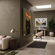 Contemporary Luxe Art | Elegant Woman With Wine